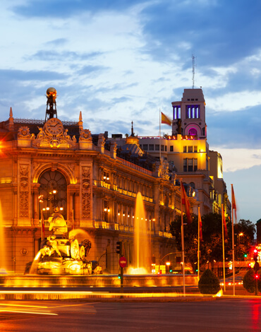 London to Madrid Jet Charter